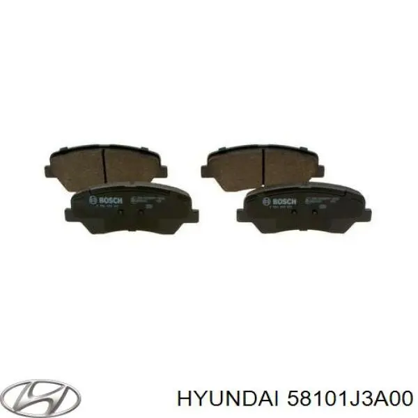 Колодки Hyundai/Kia 58101J3A00 цена, от 50.18 USD