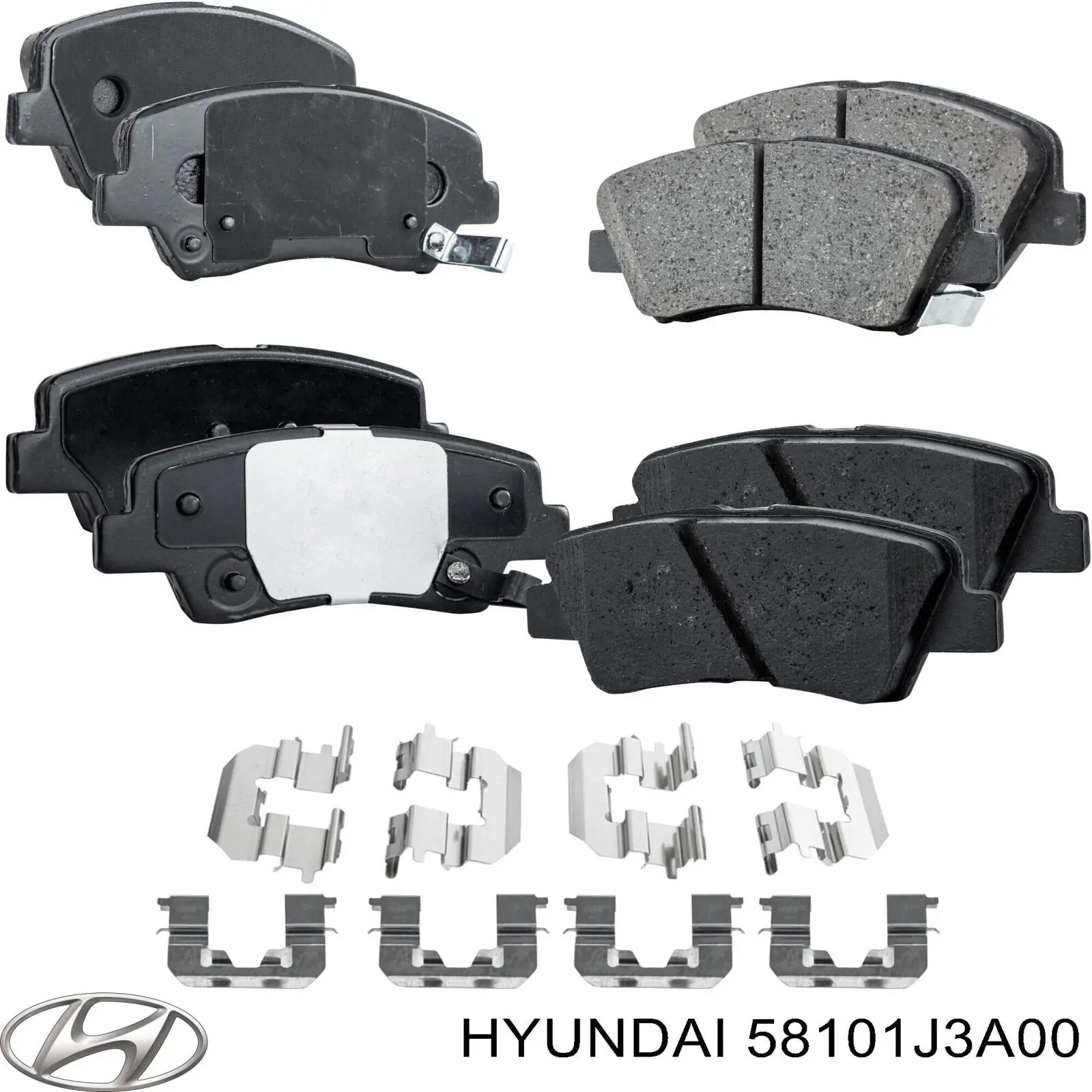 Купить 58101J3A00 Hyundai/Kia Колодки тормозные