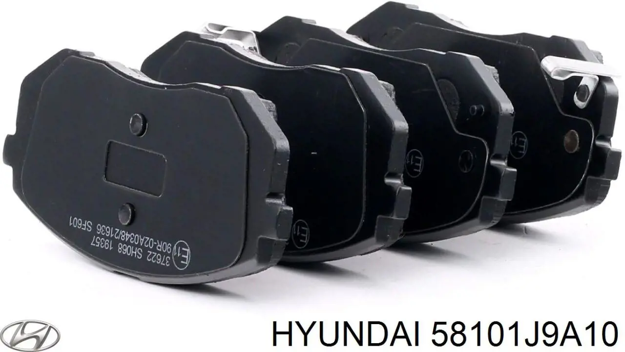 Купить 58101J9A10 Hyundai/Kia Колодки тормозные