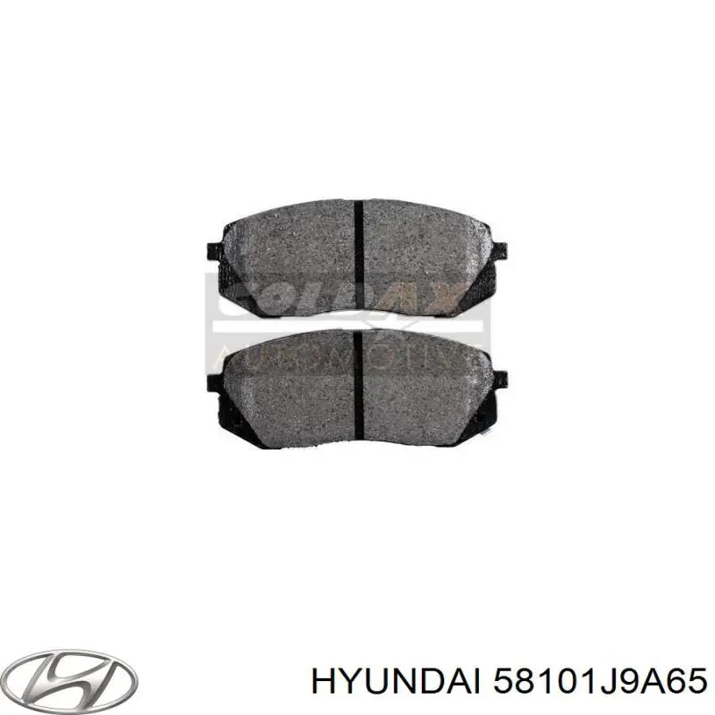Передние тормозные колодки 58101J9A65 Hyundai/Kia