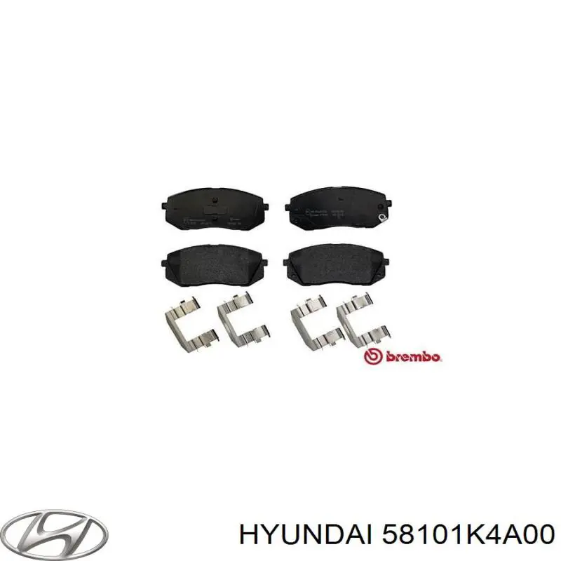 58101K4A00 Hyundai/Kia Колодки передние