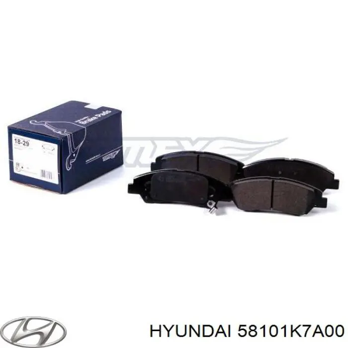 Тормозные колодки Hyundai/Kia 58101K7A00