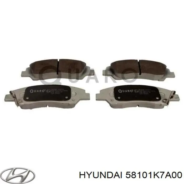 Колодки Hyundai/Kia 58101K7A00 цена, от 21.28 USD