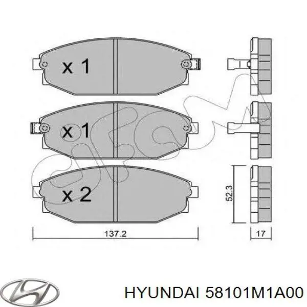 Колодки Hyundai/Kia 58101M1A00 цена, от 29.11 USD