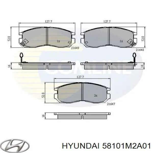 Колодки Hyundai/Kia 58101M2A01 цена, от 19.06 USD