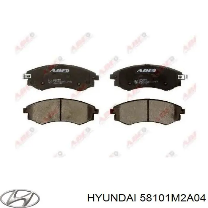 Купить 58101M2A04 Hyundai/Kia Колодки тормозные