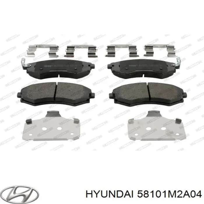 Колодки Hyundai/Kia 58101M2A04 цена, от 11.44 USD