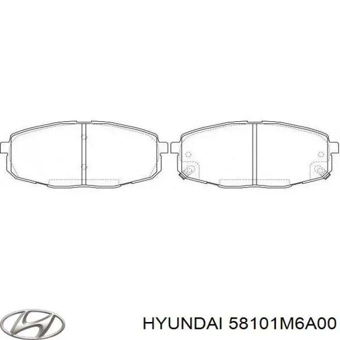 58101M6A00 Hyundai/Kia Колодки передние