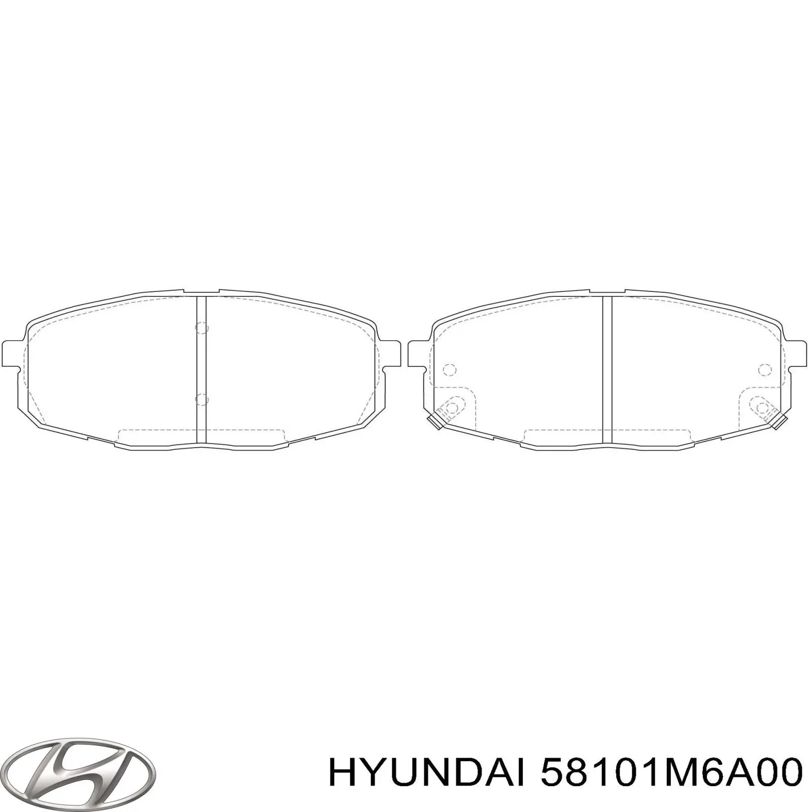 Колодки Hyundai/Kia 58101M6A00 цена, от 143.89 USD