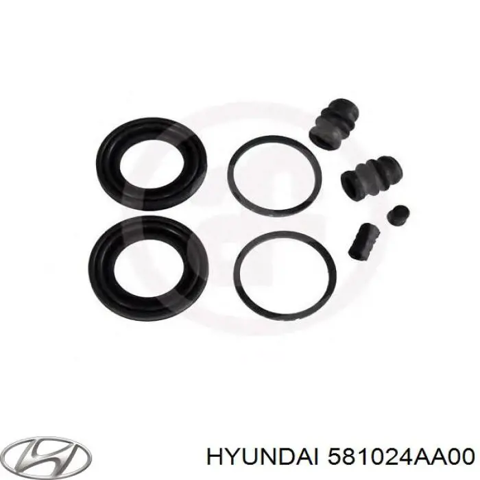 581024AA00 Hyundai/Kia kit de reparação de suporte do freio dianteiro