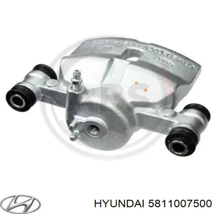 5811007500 Hyundai/Kia суппорт тормозной передний левый