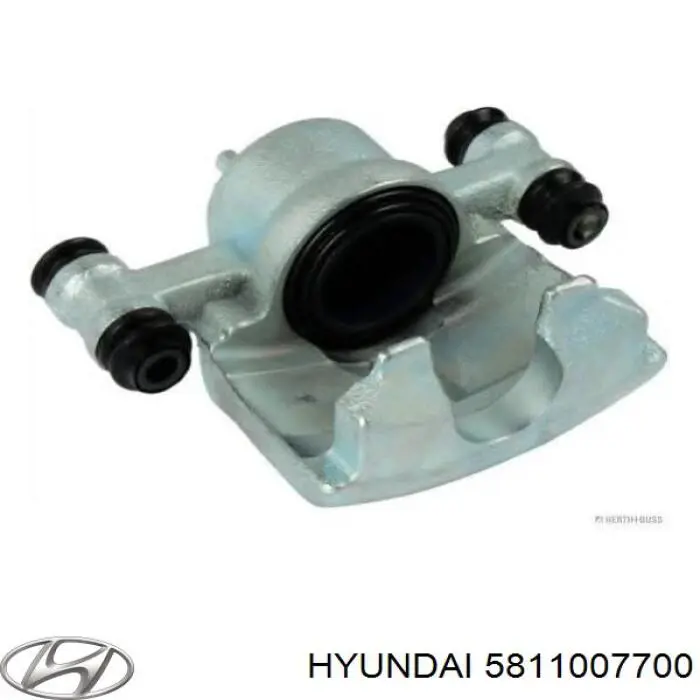 Купить 5811007700 Hyundai/Kia Суппорт тормозной передний левый