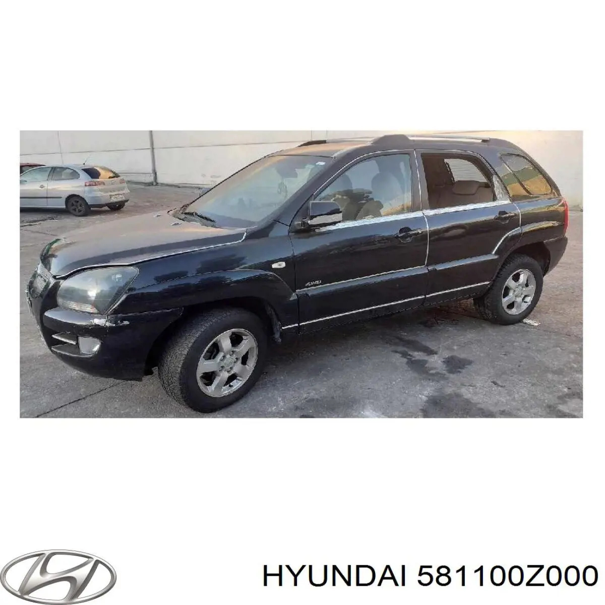 Суппорт тормозной передний левый 581100Z000 Hyundai/Kia