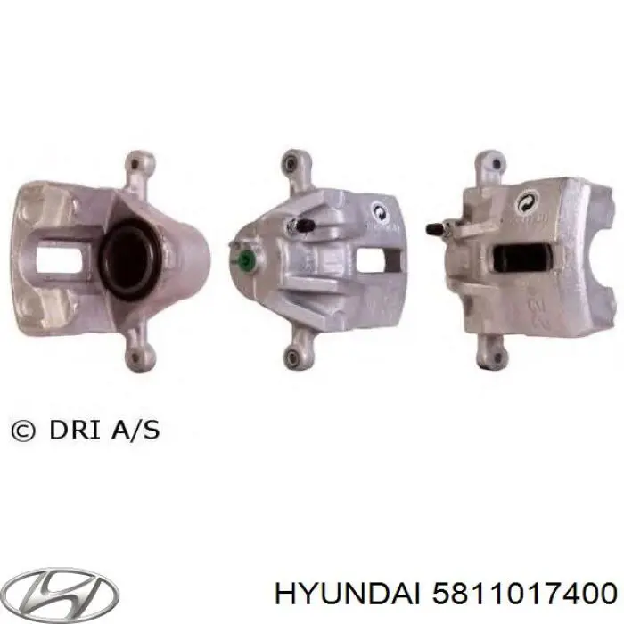 Суппорт тормозной передний левый 5811017400 Hyundai/Kia