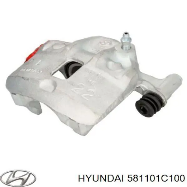 Купить 581101C100 Hyundai/Kia Суппорт тормозной передний левый