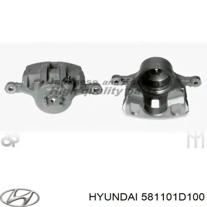 Суппорт тормозной передний левый Hyundai/Kia 581101D100