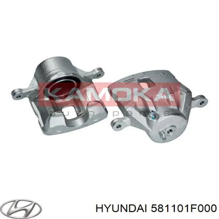 581101F000 Hyundai/Kia Суппорт тормозной, передний, левый