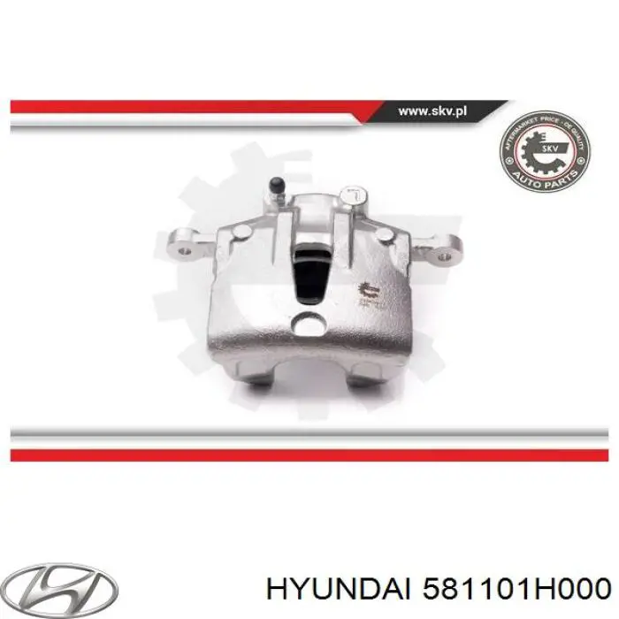 Купить 581101H000 Hyundai/Kia Суппорт тормозной передний левый