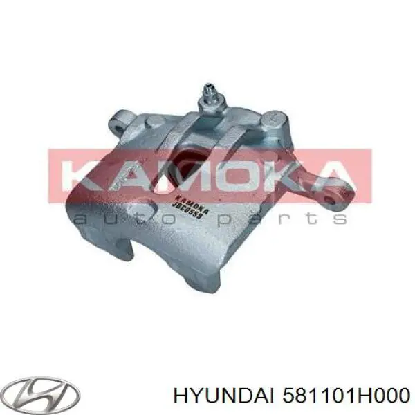 Суппорт тормозной передний левый Hyundai/Kia 581101H000