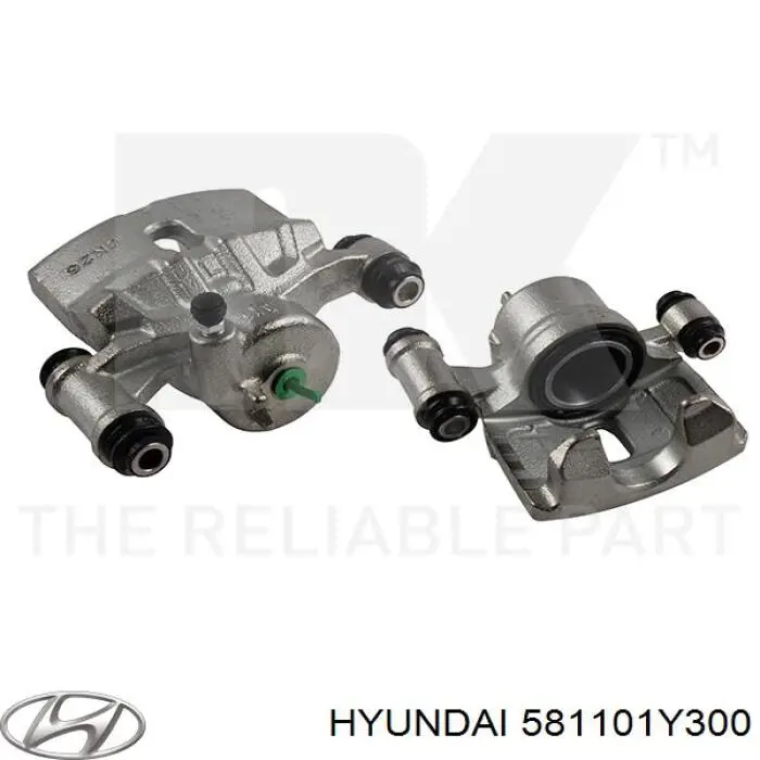 581101Y300 Hyundai/Kia suporte do freio dianteiro esquerdo