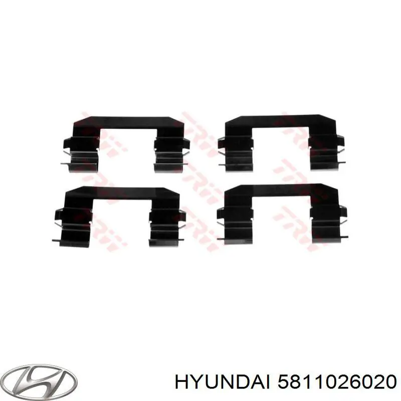 Купить 5811026020 Hyundai/Kia Суппорт тормозной передний левый