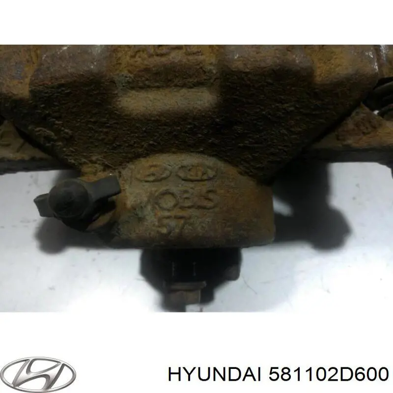 581102D600 Hyundai/Kia Суппорт тормозной, передний, левый