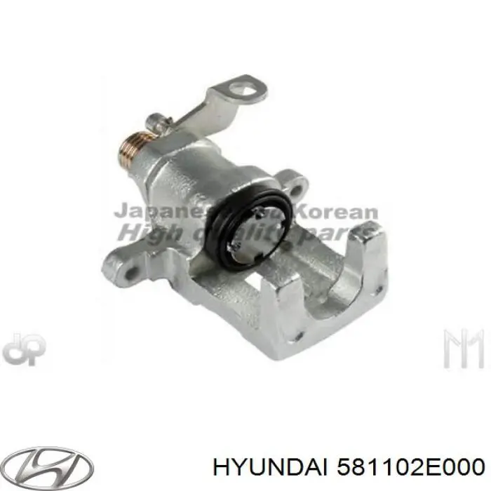 581102E000 Hyundai/Kia suporte do freio dianteiro esquerdo