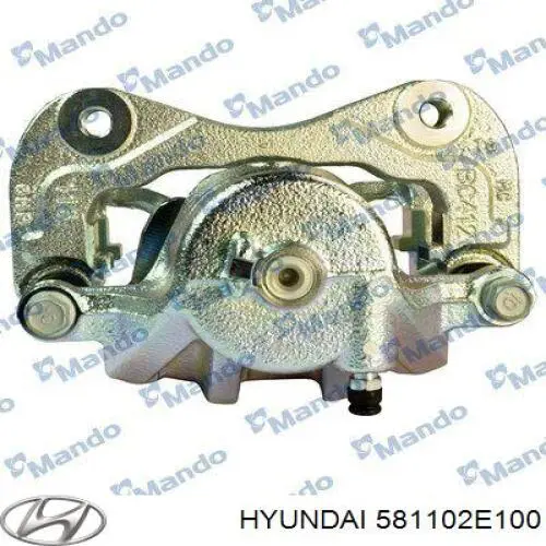 Купить 581102E100 Hyundai/Kia Суппорт тормозной передний левый