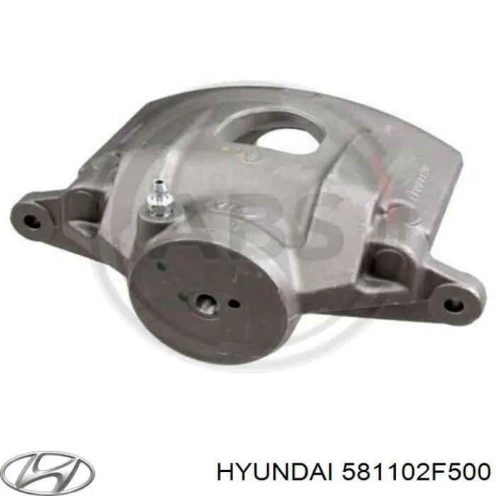Купить 581102F500 Hyundai/Kia Суппорт тормозной передний левый