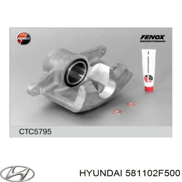 Суппорт тормозной передний левый 581102F500 Hyundai/Kia