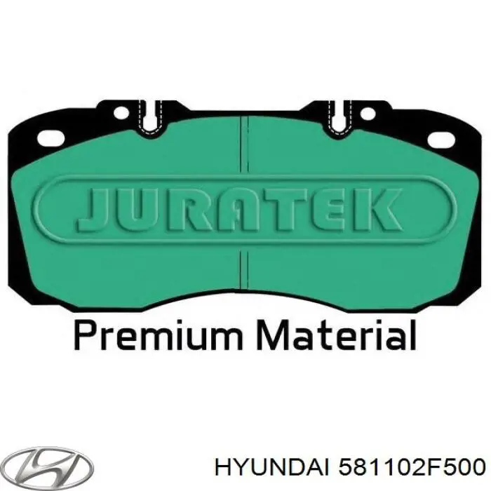 Суппорт тормозной передний левый Hyundai/Kia 581102F500