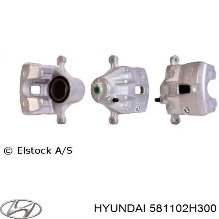 581102H300 Hyundai/Kia суппорт тормозной передний левый