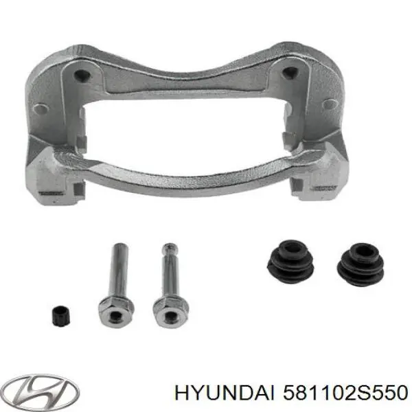 Купить 581102S550 Hyundai/Kia Суппорт тормозной передний левый