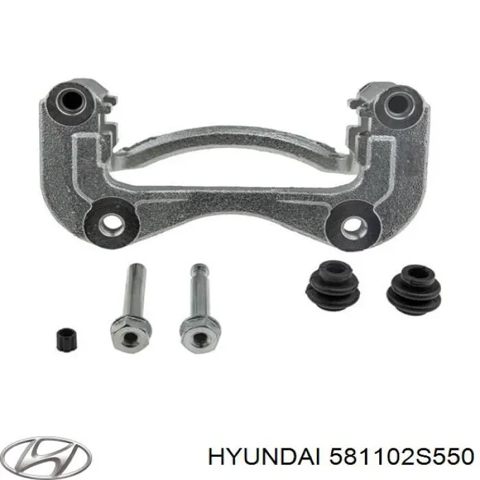 Суппорт тормозной передний левый 581102S550 Hyundai/Kia