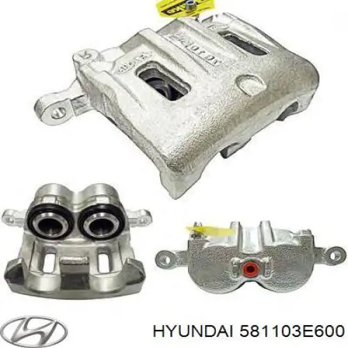 Купить 581103E600 Hyundai/Kia Суппорт тормозной передний левый