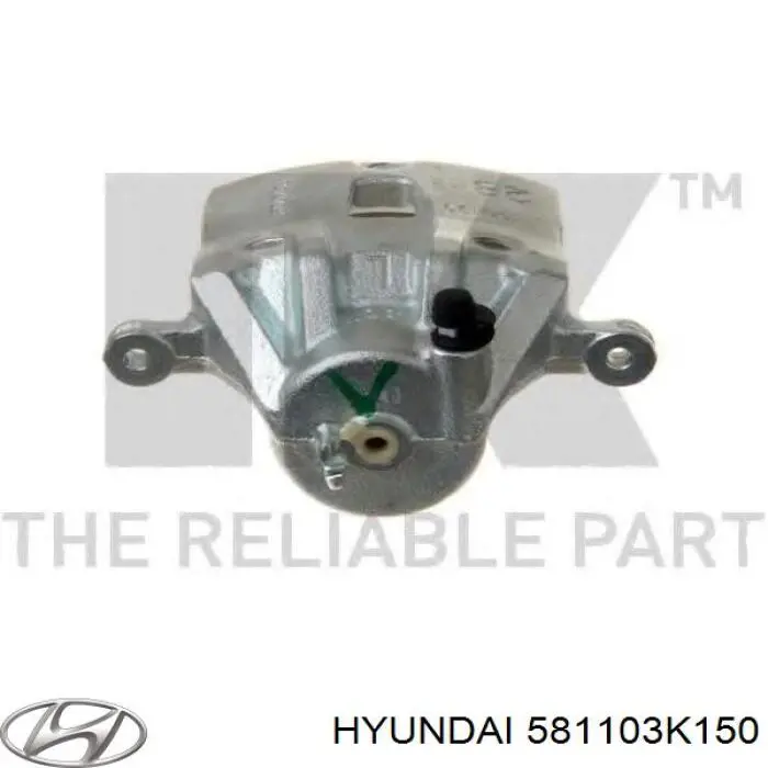 581103K150 Hyundai/Kia суппорт тормозной передний левый