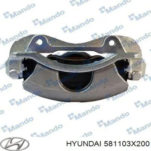 581103X200 Hyundai/Kia suporte do freio dianteiro esquerdo
