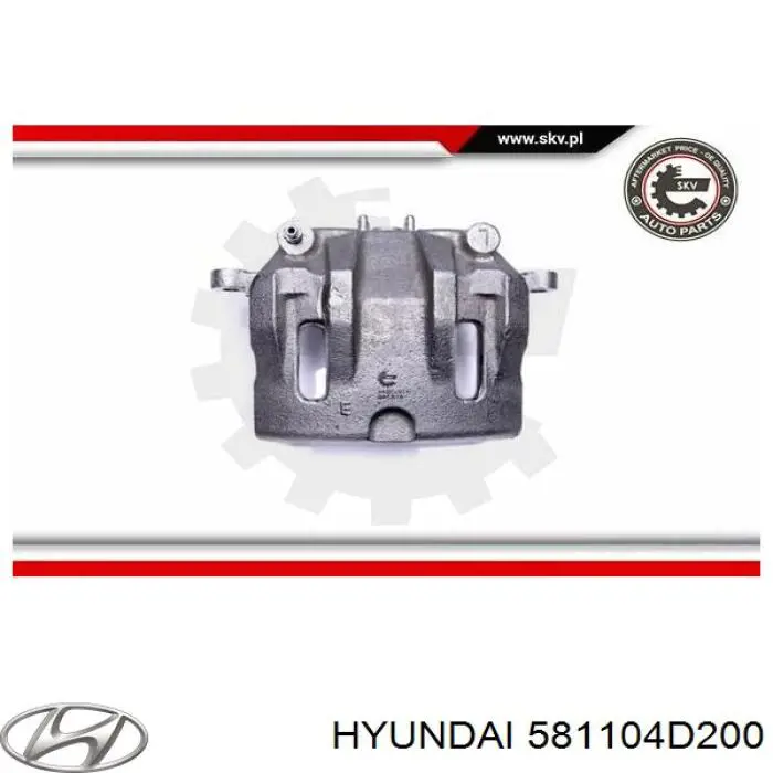 Супорт тормзной Hyundai/Kia 581104D200 цена, от 52.39 USD