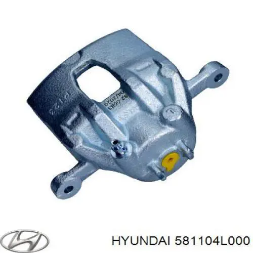 581104L000 Hyundai/Kia суппорт тормозной передний левый