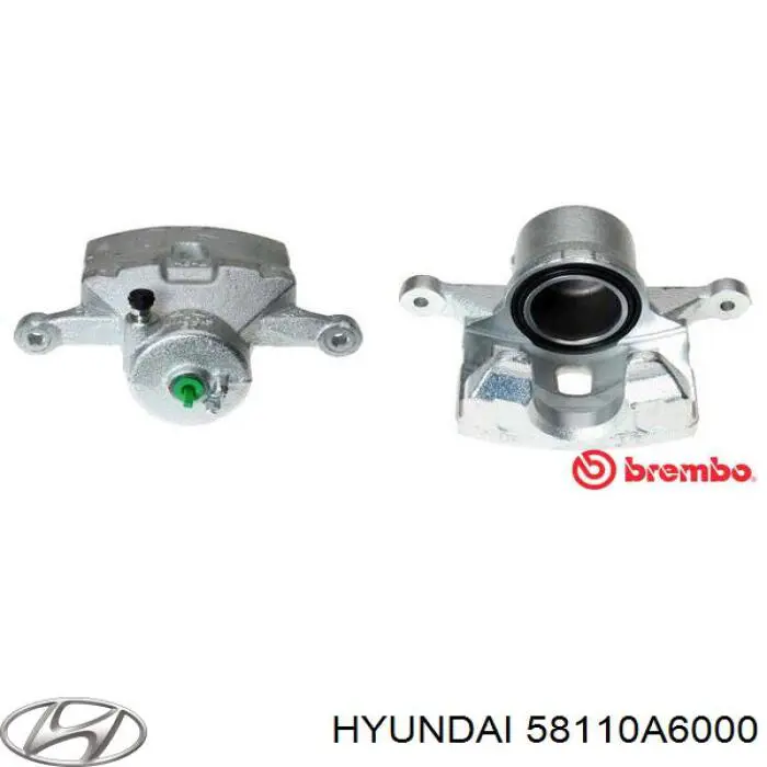 Суппорт тормозной передний левый 58110A6000 Hyundai/Kia