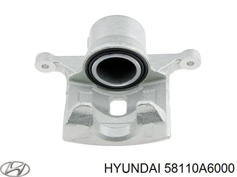 58110A6000 Hyundai/Kia suporte do freio dianteiro esquerdo
