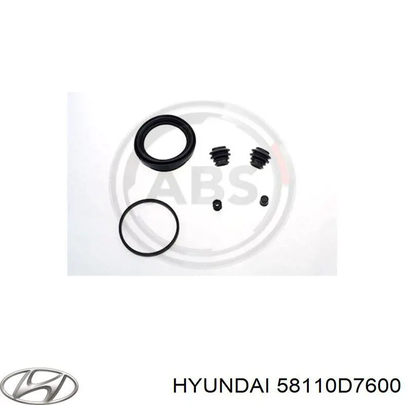 Супорт тормзной Hyundai/Kia 58110D7600 цена, от 128.39 USD