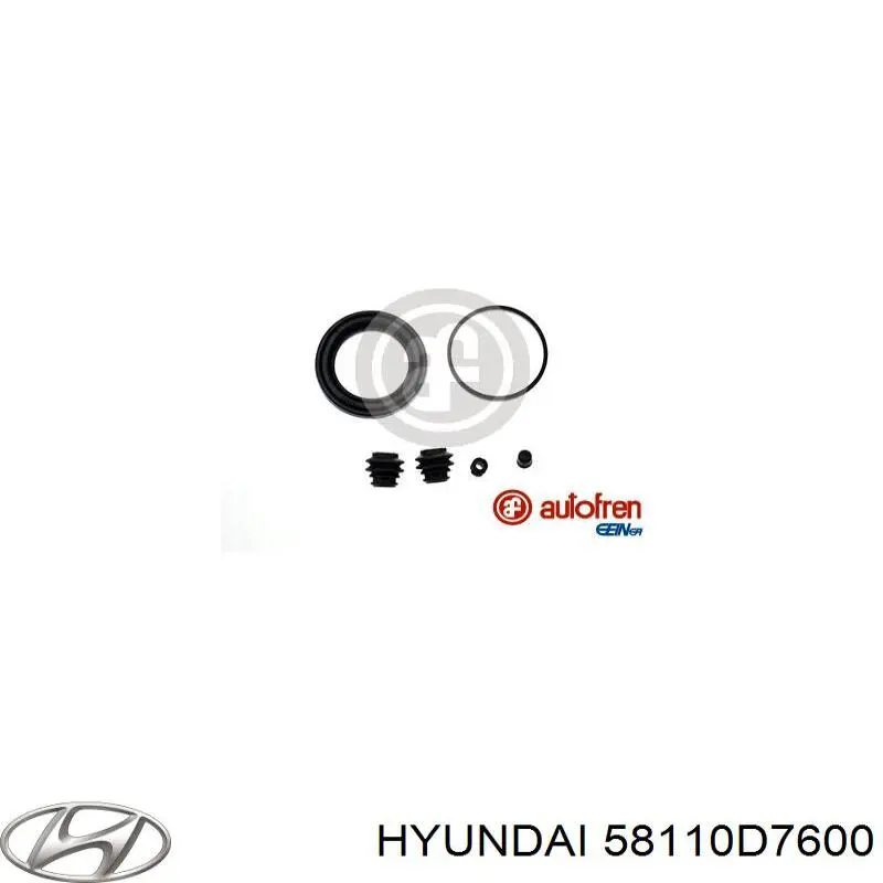 Купить 58110D7600 Hyundai/Kia Суппорт тормозной передний левый