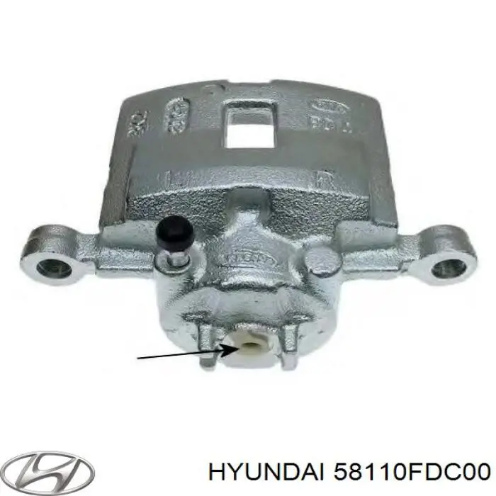 Купить 58110FDC00 Hyundai/Kia Суппорт тормозной передний левый