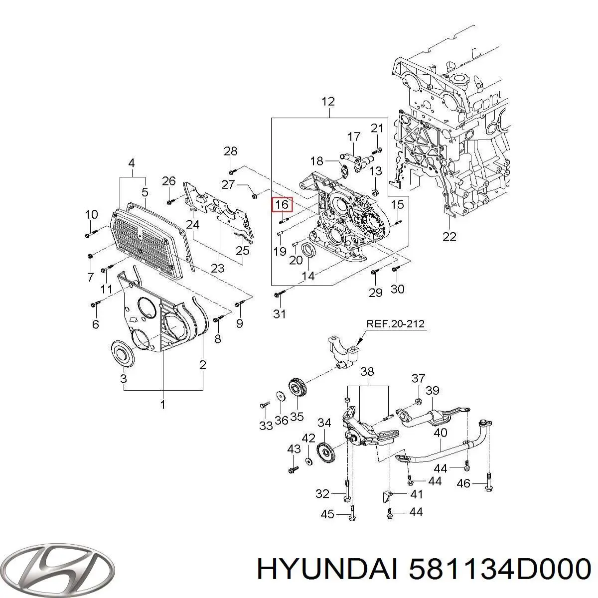 Сальник поршня переднего тормозного суппорта Hyundai/Kia 581134D000 цена, от 6.15 USD