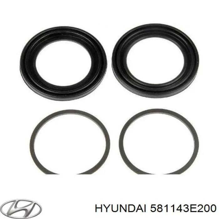 581133B910 Hyundai/Kia Ремкомплект суппорта тормозного, переднего