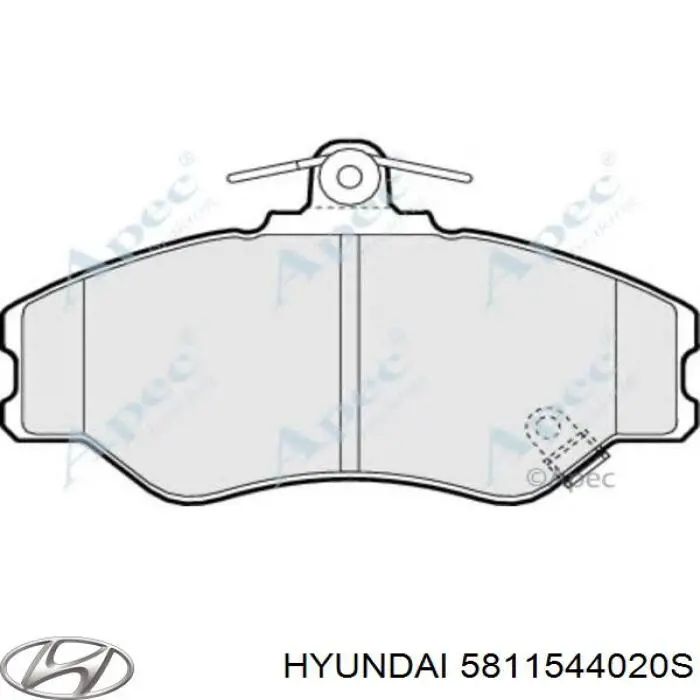 Тормозные колодки Hyundai/Kia 5811544020S