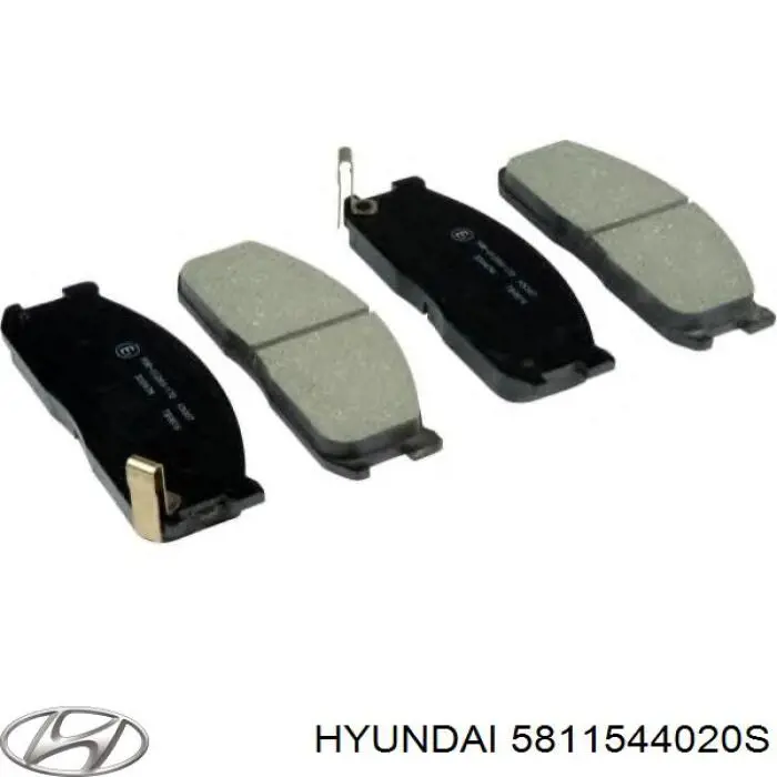 5811544020S Hyundai/Kia Колодки передние