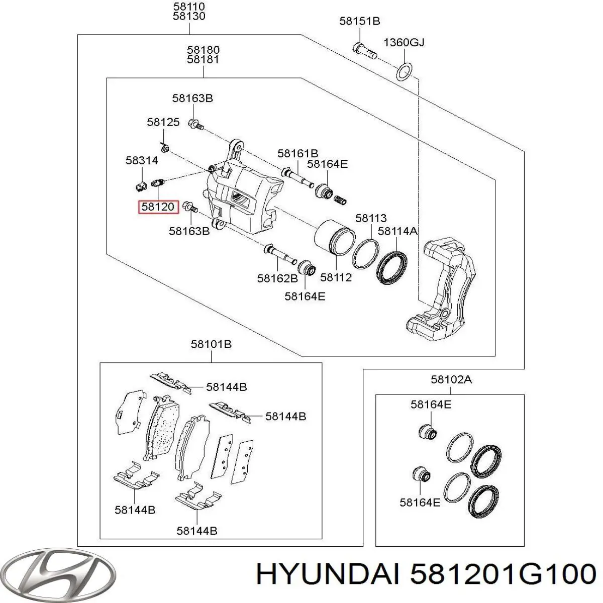 581201G100 Hyundai/Kia 