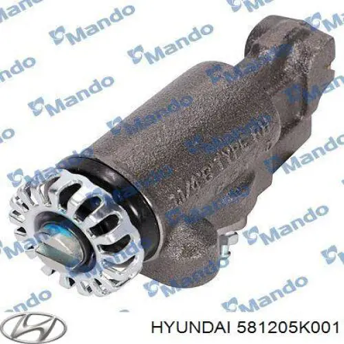 581205K001 Hyundai/Kia Цилиндр тормозной колесный/рабочий, передний